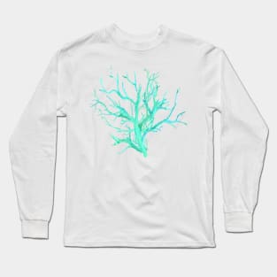 Coral reef in blue Long Sleeve T-Shirt